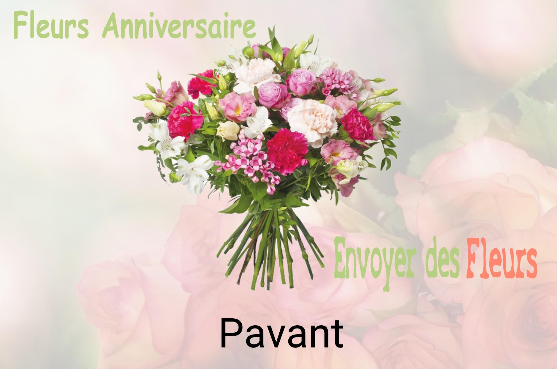 Bouquet de fleurs d’anniversaire livré à Pavant